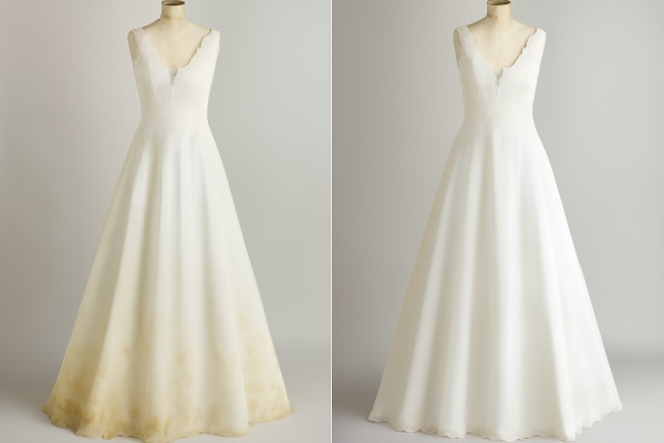 wedding dress cleaning before and after new image drycleaners
