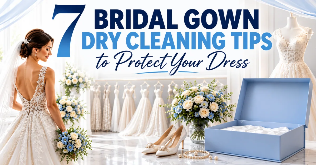7 Bridal Gown Dry Cleaning Tips to Protect Your Dress