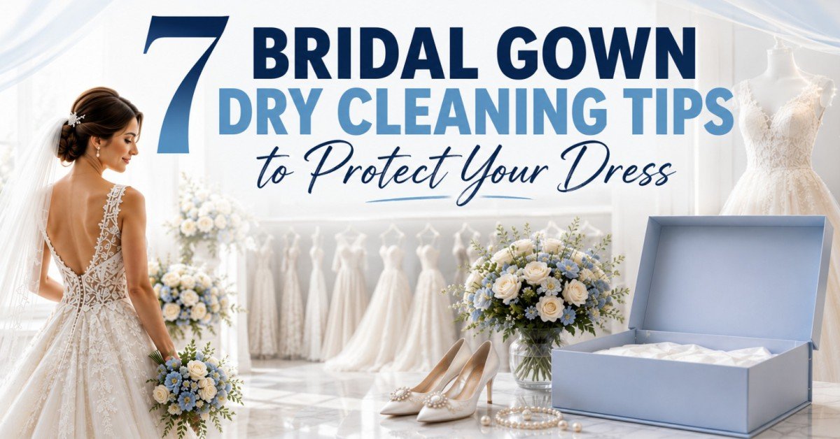 7 Bridal Gown Dry Cleaning Tips to Protect Your Dress