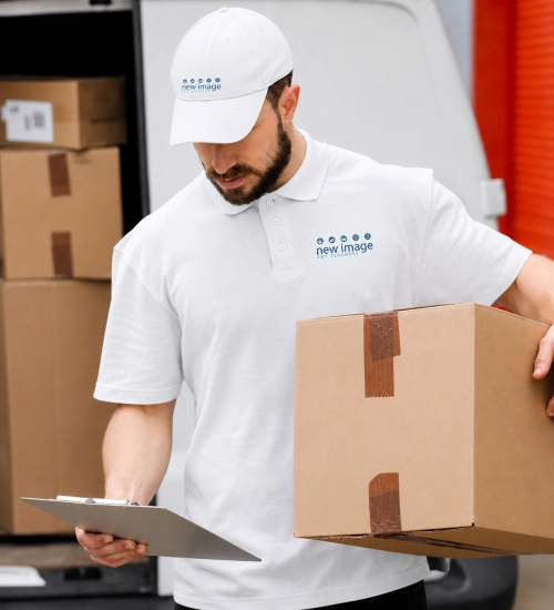 new image pickup delivery man